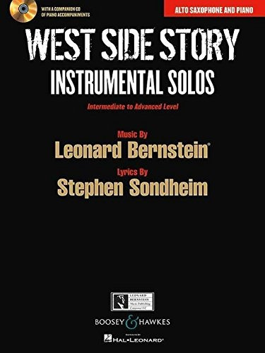 West Side Story Instrumental Solos Arranged For Alto Saxopho