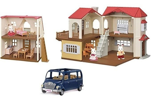 Calico Critters Red Roof Grand Mansion - Juego De Regalo Pa.