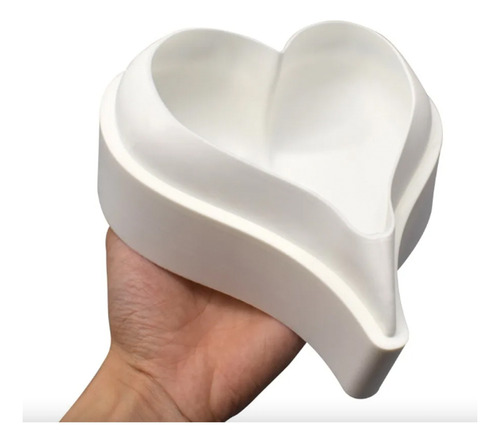 Molde Silicona Forma Corazón Con Volumen. Repostería. 