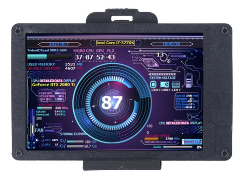 Mini Monitor, Panel De Sensores, Pantalla Usb, Brillo Ajusta