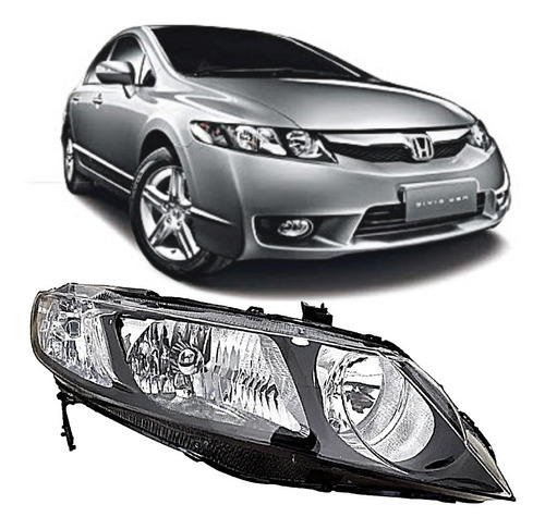 Imagen 2 de 7 de Optica Honda Civic 2007 2008 2009 2010 2011 2012 Lxs Si Exs