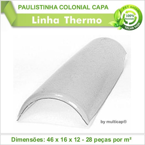 Telha Pet Paulistinha Capa 231 Kit 15 Telha(s)