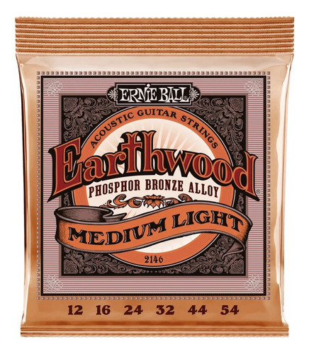 Corda De Violão Aço Ernie Ball Phosphor Bronze (012.056)