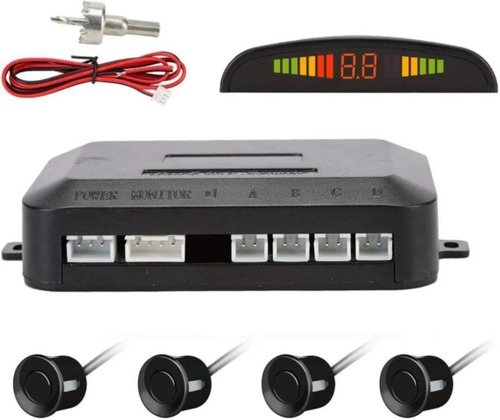 Sistema Sensore De Retroceso Distancia Alarma Sonido Visual