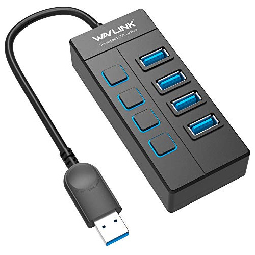 Wavlink Usb 3.0 Usb C Hub Adaptador Con 4 Puertos