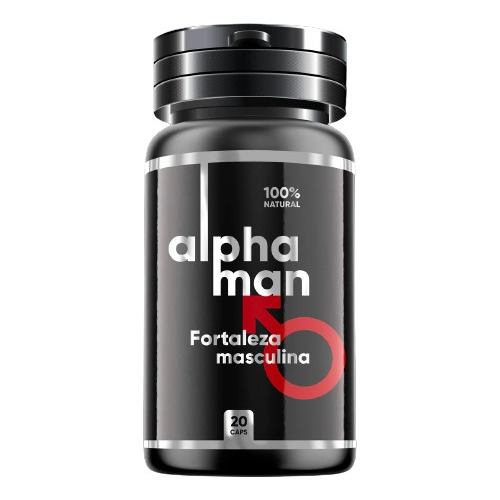 Alpha Man 100% Natural Fortaleza Masculina 20 Capsulas