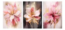 Comprar Cuadro Hojas Abstracto Rosa Plantas Moderno 120x60 Cm
