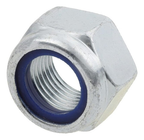 Porca Autotravante Nylon 20 Fios Unf 7/16 Chave 5/8 25 Pçs