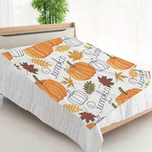 Manta E Para Halloween Con Precio De Acción De Gracias Maple