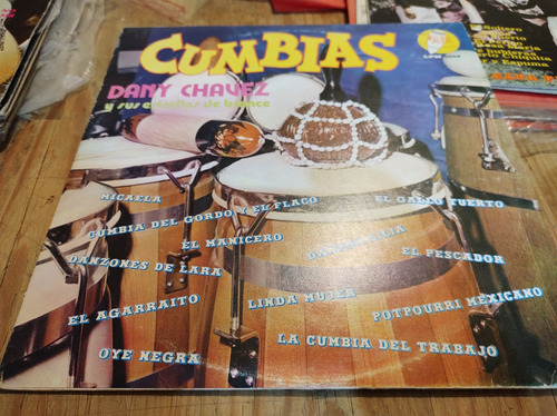 Danny Chávez Y Sus Estrellas De Bronce Vinyl,lp,acetato 