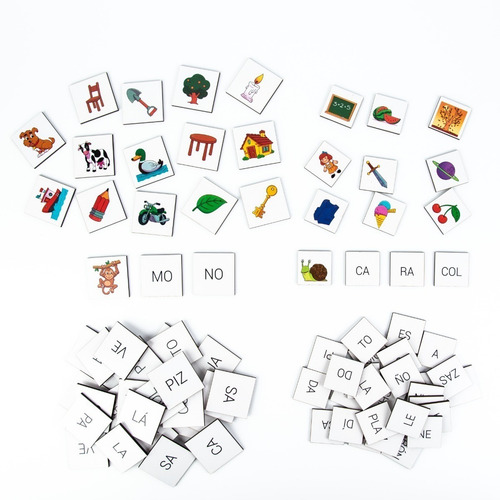 Juego De Mesa Infantil Didáctico "El Club De Las Sílabas" Barco de Papel Para Aprender A Escribir