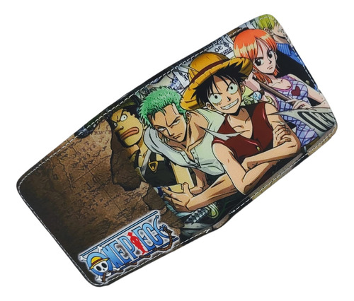 Billetera Cuerina Anime One Piece Premium Varios Modelos