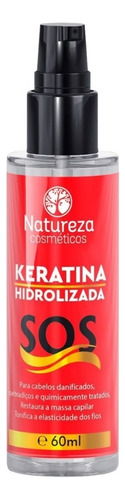 Keratina Hidrolizada Sos Vitamina Natureza Cosméticos 60ml