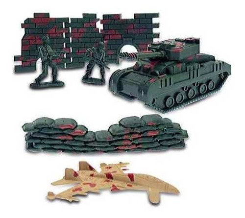 Imagen 2 de 5 de Set Soldaditos, Armas Y Accesorios Militar Envio Gratis