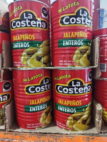Chiles La Costeña Jalapeños Enteros 3.65kg