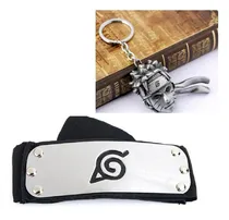 Comprar Bandana Naruto Shippuden + Llavero Naruto Aldea La Hoja