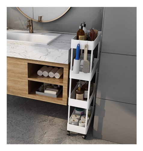 .estante Carrito Organizador De 4 Niveles Para Cocina Baño