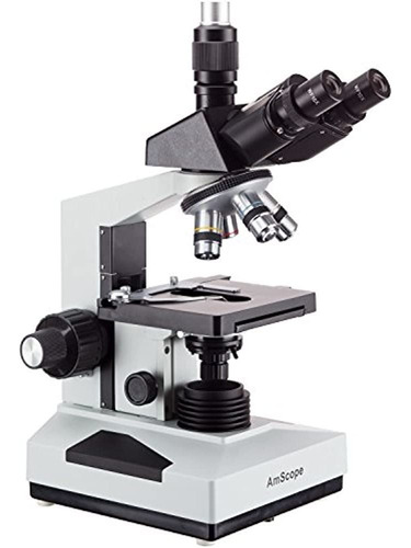 Microscopio Triocular Compuesto Amscope T490b, Ampliación 40