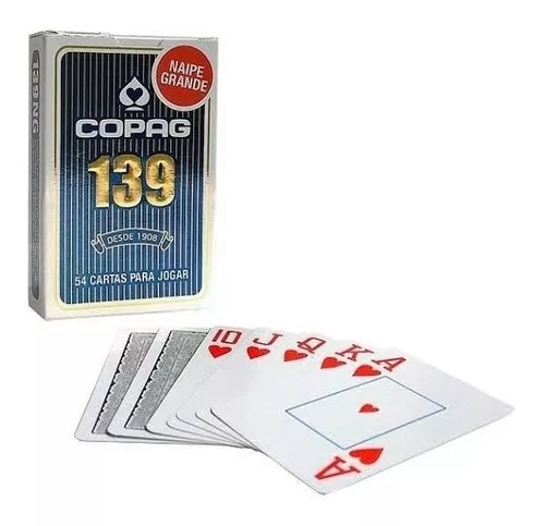 Jogo de Cartas Uno + Copag 139 Original Reformado 54 Cartas