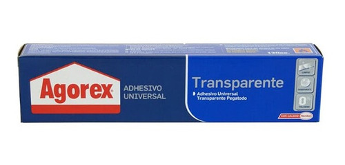 Adhesivo Agorex Transparente Pomo 120 Cc