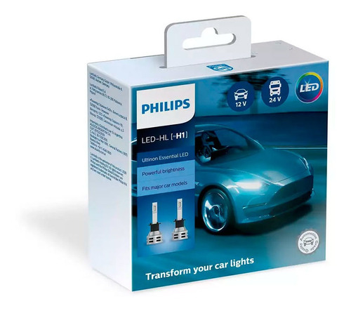 Lampara Philips Kit Led H1 1550lm Ultinon Essential