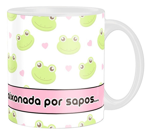 Caneca Personalizada Sapo 02 - Em Cerâmica 325 Ml