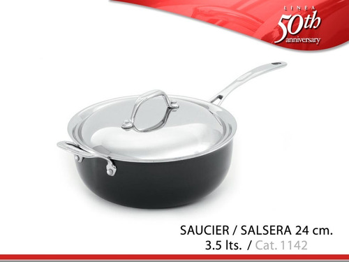 Perdura® Línea Aniversario Sartén Del Chef 24 Cm / 3.5l