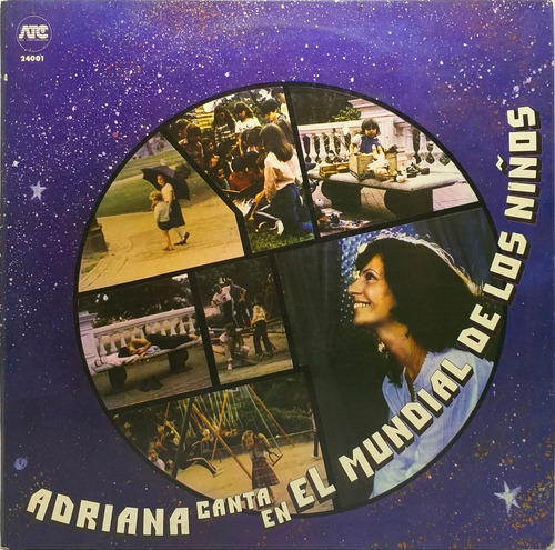 Vinilo Lp Adriana Canta En El Mundial De Los Niños 1981 Arg