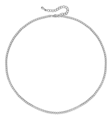 Woworama Collar De Tenis Con Circonita Cúbica, Gargantilla D