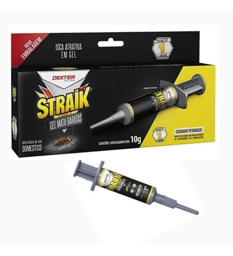 ((6 Unidades)) Straik Gel 10g  Mata Baratas - Frete Gratis