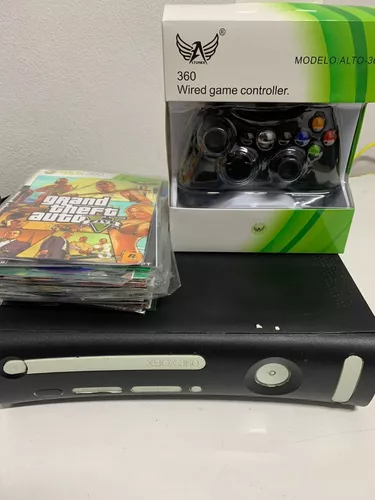 Xbox 360 Desbloqueado Usado, Console de Videogame Microsoft Xbox Usado  86189160