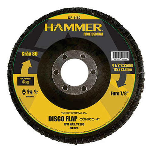 Disco Flap Hammer 4.1/2 X 80