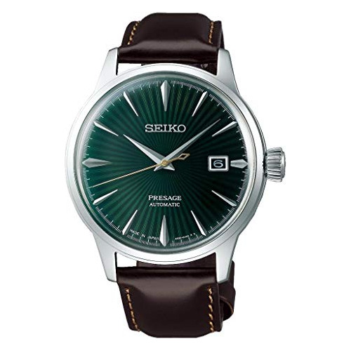 Seiko Mens Presage Mockingbird Cóctel Verde Esfera 4nj5u