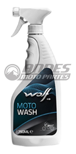 Limpiador Spray 750ml Wolf Desengrasa Brilla Moto Wash