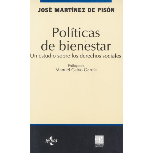 Politicas De Bienestar - Martinez De Pison - Tecnos - #d