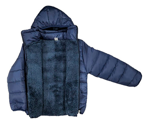 Campera Super Abrigada Niño Niña Con Piel Interna Colegial