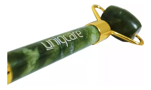 Rolo Pedra De Jade+placa Gua Sha Massagem Facial Anti Rugas