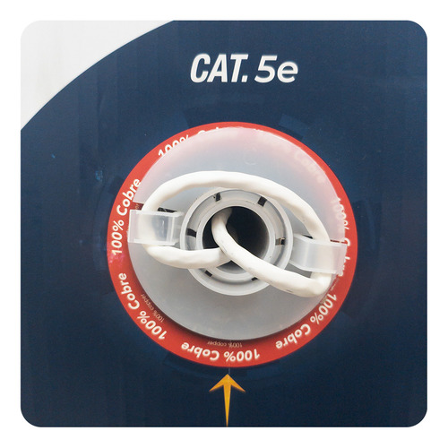 Caixa Cabo Rede Cat5e Norphel Lan U/utp Branco 305m Anatel