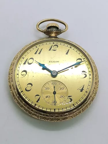 hígado Hobart Glorioso Reloj De Bolsillo Elgin Antiguo | MercadoLibre 📦