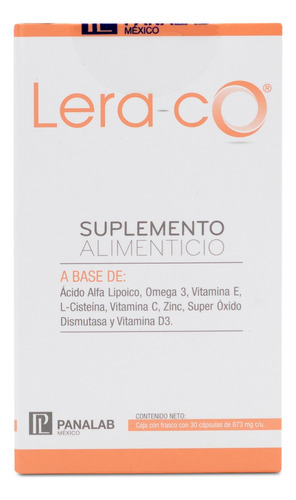 Lera Co Suplemento Antioxidantes Omega 3 Vitamina E 30 Caps
