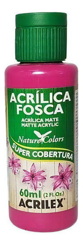 Tinta Acrílica Acrilex Artesanato Fosca - Fuchsia - 60ml