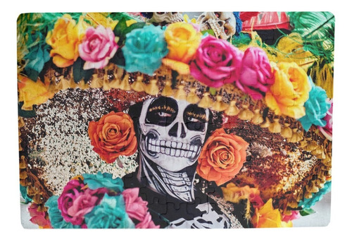 Rompecabezas Catrina Día De Muertos Méxic A4 A Granel Sublim