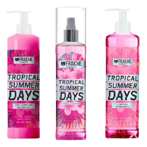 Set 3 Piezas Fraiche Body, Crema Y Jabon Mango Naranja 250ml