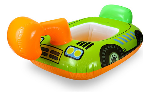 Flotador Inflable Salvavidas Excavadora Infantil Verde