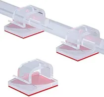 Comprar 50 Clips Para Cables Soporte Organizador De Cables
