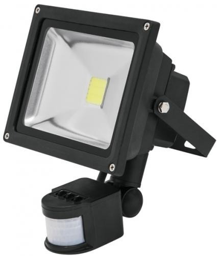 Reflector LED Volteck REF-901L 20W con luz blanco frío y carcasa negro 110V