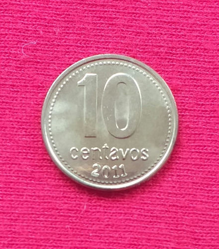 2011 Argentina. Moneda 10 Centavos