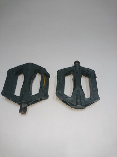 Pedales De Bicicleta Negros Rosca 14mm