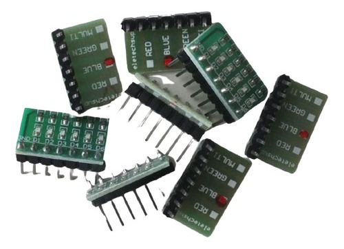 8 Modulo 6led Compatible Con Arduino Pic  Robotica