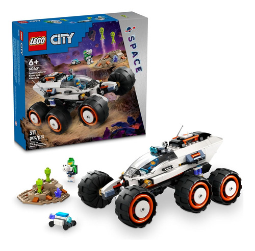 Lego City Space Explorer Rover And Alien Life Toy